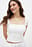 Ruched Detail Embroidery Singlet