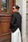 Oversized blazer med åben ryg