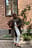 Trenchcoat mit Kontrastkragen
