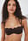 Satin Detail Balconette Bra