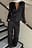 Satin-Hose mit mittlerer Taille