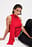 Stricktop mit Tuchdetail