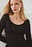 Scoop Neckline Lace Top