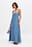 Seam Detail Maxi Denim Dress