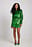 Sequin Detail Deep Back Mini Dress