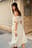 Sheer Off Shoulder Midi Dress