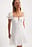 Shirred Tied Detailed Mini Dress
