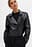 Kort Biker PU-jakke