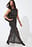 ärmelloses drapiertes Midikleid