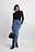 Denim maxirok met splitdetail
