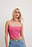 Corset smocké à l’arrière recyclé