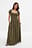 Smocked Short Sleeve Maxi Dress