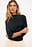 Soft Line Jersey-Oberteil mit Trichterausschnitt