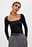 Soft Line Scoop Neck Long Sleeve Top
