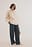 gerade geschnittene Hose mit mittlerer Taille