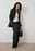 Straight Leg Structured Mid Waist Pants