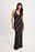 Striped Crochet Knitted Maxi Dress