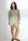 Short rayé en coton à taille élastique
