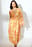 Strukturiertes Maxikleid aus Chiffon