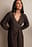 Structured Overlap Midi Dress