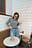 Strickjacke aus Feinstrick