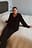 Oversize-Strickpullover aus Wolle mit V-Ausschnitt