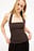 tailliertes Korsett-Top mit Neckholder