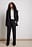 Tailored Anzughose mit Seitenschlitz