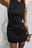 Minivestido entallado con volumen