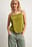 Satin-Singlet mit Schnürung am Rücken