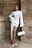 Minikleid mit Schnürdetail
