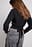 Blouse met knoop aan de voorkant