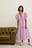 Besticktes Midi-Kleid