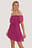 Minikjole I Off Shoulder-Modell Med Belte