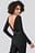 Back Low-cut Knitted Blouse