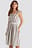 Bora Striped Midi Dress