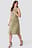 Buttoned Linen Dress
