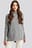 Vertical Neck Knitted Sweater