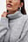 Strikket sweater med rullekrave
