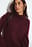 Strickpullover mit Rollkragen aus Wollmischung