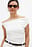 Gedraaide off-shoulder top