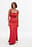Twist Strap Open Back Maxi Dress