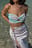 Twisted Front Satin Top