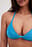 Top de bikini triángulo retorcido