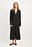 Midikleid mit V-Ausschnitt und Knopfleiste