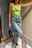 V-neck Gathered Front Top