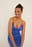 Robe midi col en V