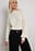 Volume Sleeve High Neck Knitted Sweater
