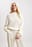 Volume Sleeve High Neck Knitted Sweater