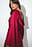 Waterfall Back Satin Mini Dress